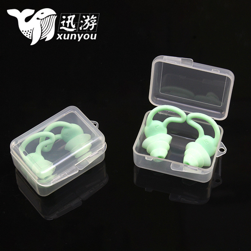 Aleta de tiburón tapones para los oídos de silicona Mute sueño tapones para los oídos reducción de ruido tapones para los oídos a prueba de sonido impermeable natación al por mayor anti-ruido