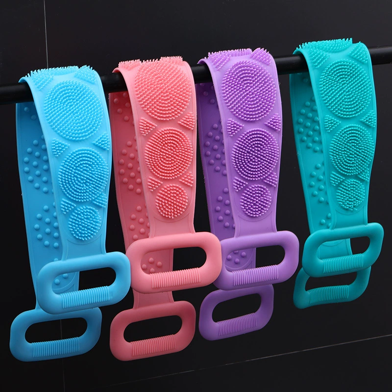 Силиконовое полотенце для ванны на спине