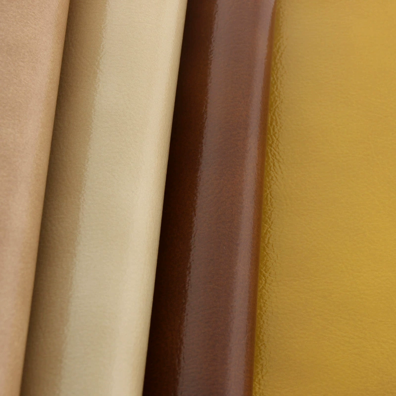 Simulation oil wax leather decorative leather Sauda leather material PU leather fabric shiny noodles imitation leather hard bag artificial leather leather