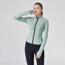 秋冬运动外套塑形显瘦户外健身拉链瑜伽服高弹速干女跑步上衣队服