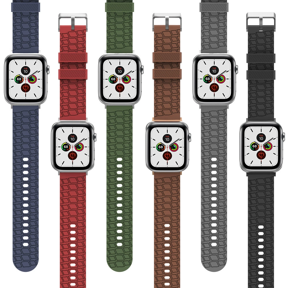 Силиконовый ремешок для Apple watch