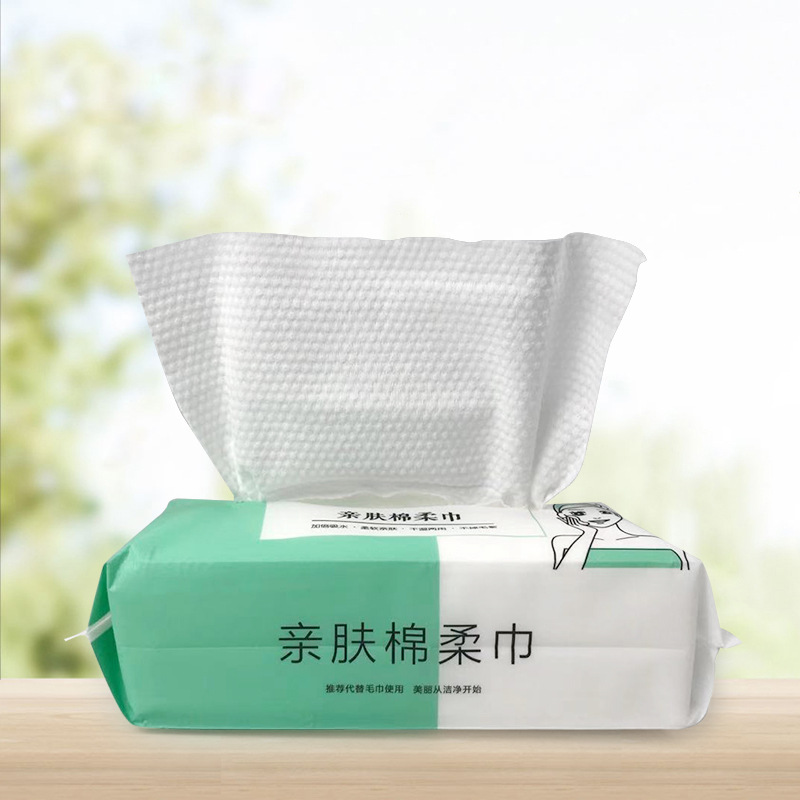 Xinshang Toalla de limpieza de algodón puro toalla facial desechable hogar bombeo cara Limpieza de algodón toalla suave Toalla de belleza entrega de fábrica