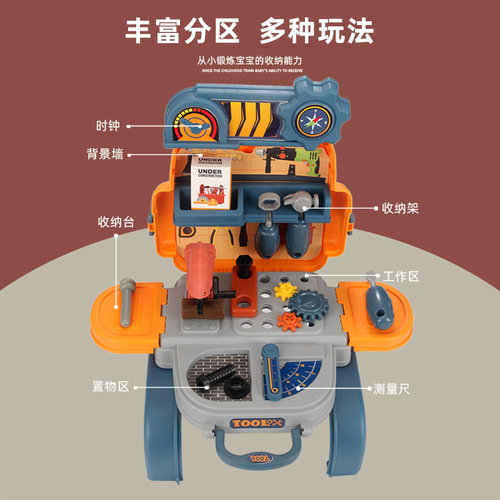 Cross-border children's kitchen tableware sets, decoration tools, supermarket boxes, backpacks, play houses, pet doctors, school bags and toys