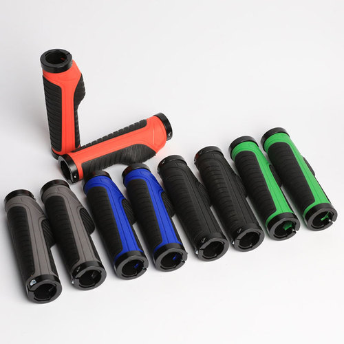 New two-sided locking handlebar cover ergonomic meat ball shock-absorbing double-sided locking cycling equipment bicycle handlebar cover