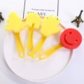 4 yellow handle smiley faces