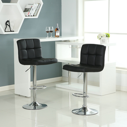 Bar Stools High-Back Chair Household Bar Chair Lift Rotation Bar Chair Front Desk Stool Cash Register Rotation Backrest Seat 