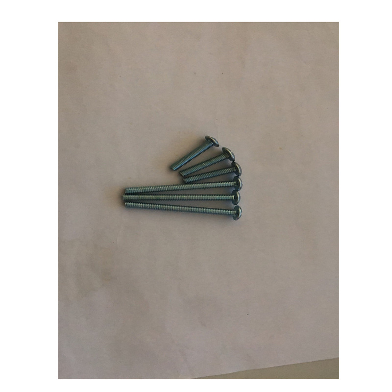 Direct Supply of Blue Zinc-Plated Wardrobe Handle Screws, Large Flat Head, Cross Umbrella Head Machine Screws