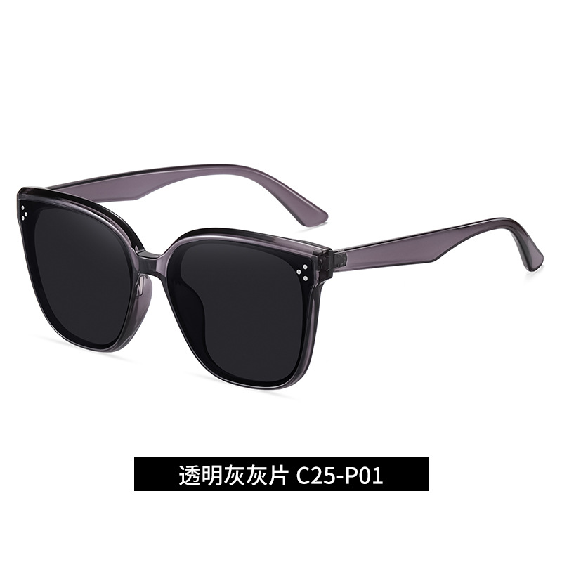 2021 nuevas gafas de sol mujeres tr90 gafas de sol de moda hombres 6305 gafas de Marco grande de nylon en stock al por mayor