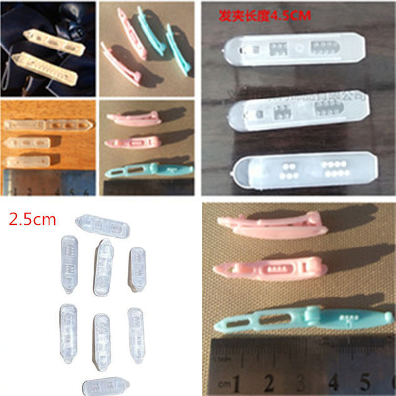 DIY Bow Women's Hairpin Accessories One Word Side Clip Transparent Plastic Frog Clip Korean Dongdaemun Hair Accessories DIY Bow Women's Hairpin Accessories One Word Side Clip Transparent Plastic Frog Clip Korean Dongdaemun Hair Accessories