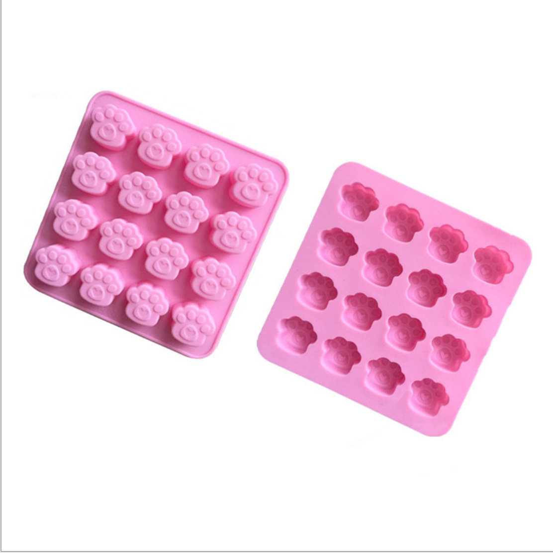 16-piece cute cat claw cartoon plaster mold doll coolomi Crystal epoxy handmade epoxy mold