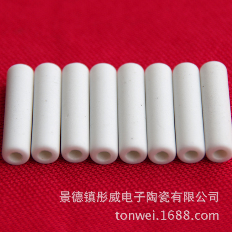 现货供应6*30 绝缘陶瓷管  电流保险丝陶瓷管 氧化铝陶瓷管