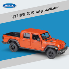WELLY Willly 1:27 Jeep 2020 Jeep Gladiator Pickup Simulation Alloy Car Model Toy