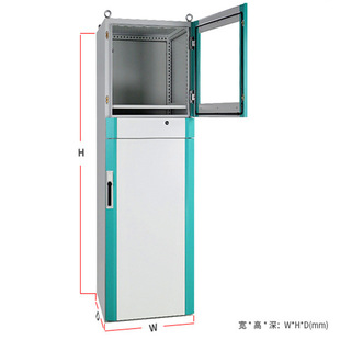Pc Computer Cabinet Industrial Workshop Cabinet Vertical Computer Control Cabinet Computer Display Cabinet Cold-Rolled Steel Cabinet Xinhui Standard