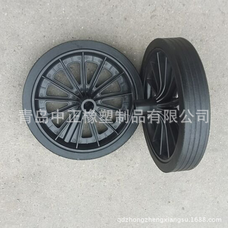 厂家生产销售10寸垃圾桶轮子 加工各种工具车轮子小推车轮子