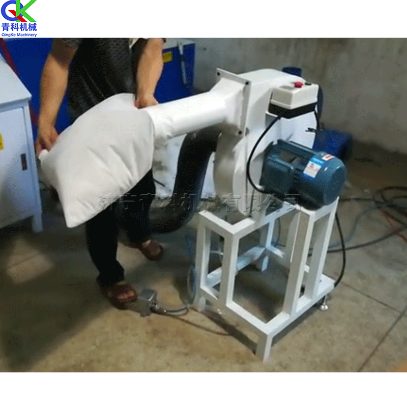 小型枕头玩偶充棉机 海绵公仔抱枕填充机 荞麦碎海绵充绒机