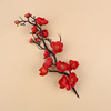 Internet celebrity simulation plum blossom simulation silk flower short dry branches and plum cake decorative plum decoration ornaments