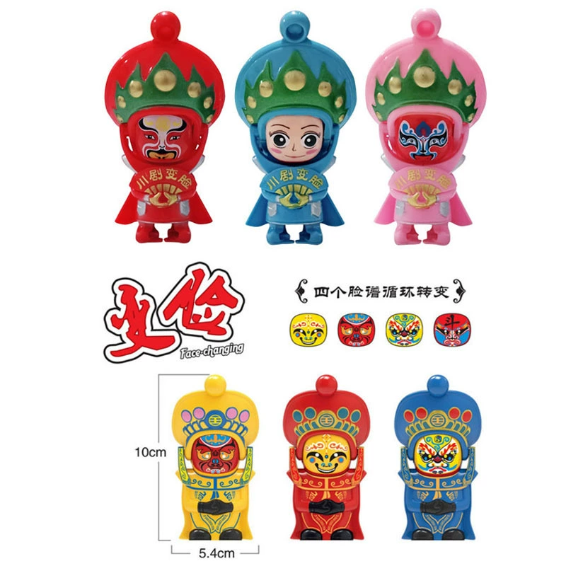 Поставка кукол Sichuan Opera, меняющих лицо, детские подарки, куклы, меняющие лицо, китайские особенности, куклы, меняющие лицо, сувениры из Чэнду