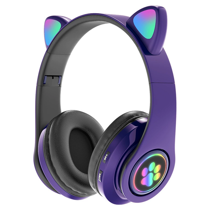 Прямые поставки от завода spot B39 Cartoon Mengli B39 Котики уши свет Bluetooth Bluetooth складывающийся трёхмерный звук