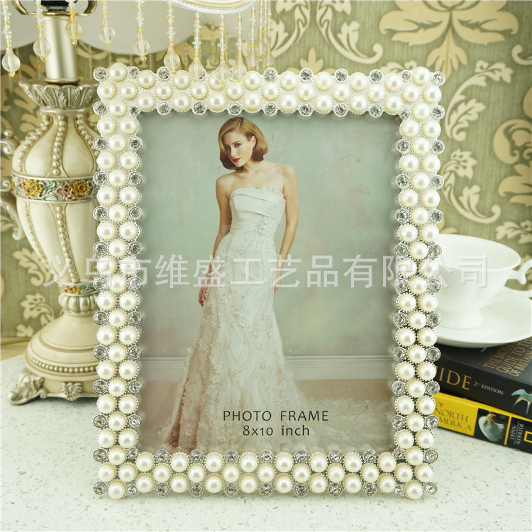 Elegant pearl exquisite home decoration photo frame gift photo frame photo frame wholesale home textile home decoration home decoration