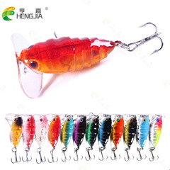 HENGJIA Hengjia Popularity 4g Mini Insect Cicada Hard Bait Outdoor Largemouth Bass Simulation Lure Wholesale