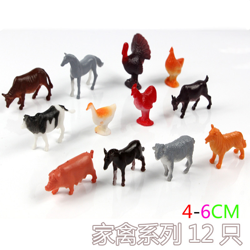 Juguete para niños modelo animal simulación animal salvaje dinosaurio marino conjunto completo juguete pegamento suave traje mundo animal