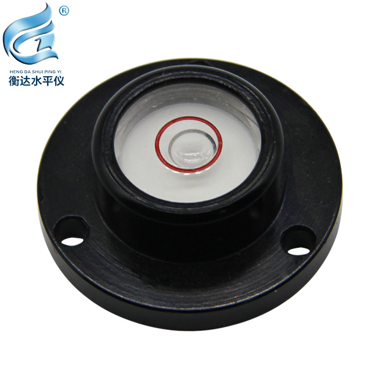 北方衡达金属圆形水平仪迷小型水平气泡水准泡 工程测绘用水平仪