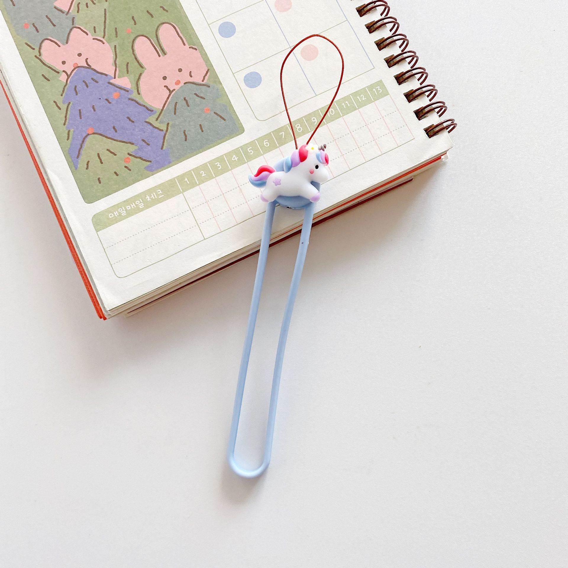 말 블루 짧은 로프