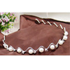 Wavy retro cute headband from pearl, hair accessory, Korean style