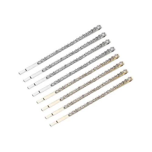 Jennie's same style rhinestone hairpin one-word clip simple internet celebrity clip side clip girl's hair clip headband hair clip