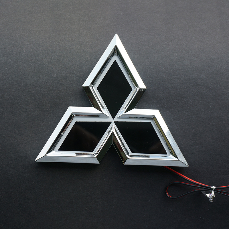 Aplicable a Mitsubishi coche logo luz Goran Lanse lingshuai, Junge Jinxuan Outlander transfronteriza pelo Camarón piel Li puede