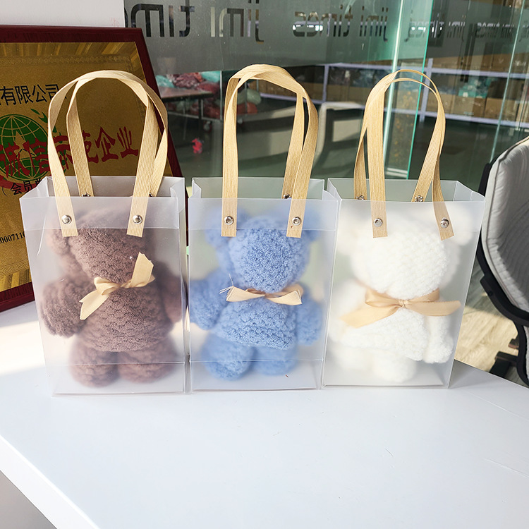 Bear Souvenir Coral Velvet Towel Square Towel Absorbent Full Moon Wedding Birthday Return Gift Gift Towel Gift Box Wholesale