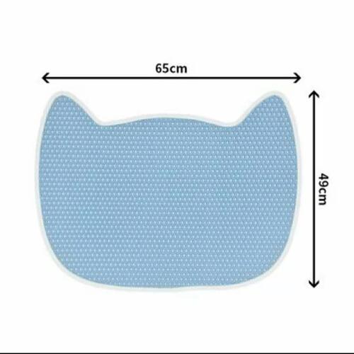 Freight-Free Cat Litter Mat for Cross-Border Shipping, Eva Cat Litter Mat with Anti-Scratch, Detachable and Washable, Wholesale Cat Litter Pan Mat