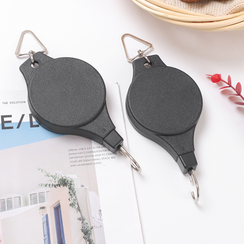Home Gardening Retractable Lifting Hook Balcony Hanging Pot Chandelia Flower Pot Birdcage Hook