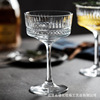 Imported Pasha European -style carved wide -mouth champagne cup Mattii Gaoying Cup home dessert cup Creative cocktail glasses