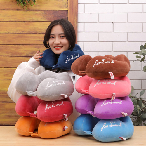 Wholesale student nap pillow U-shaped pillow outdoor car neck pillow nap pillow home travel neck pillow