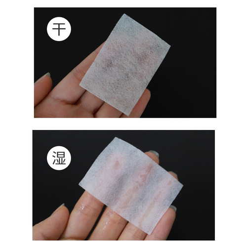 Factory wholesale disposable nail wipe, manicure wipes, dry nail polish remover wipes, disposable non-woven hard texture cleansing wipes