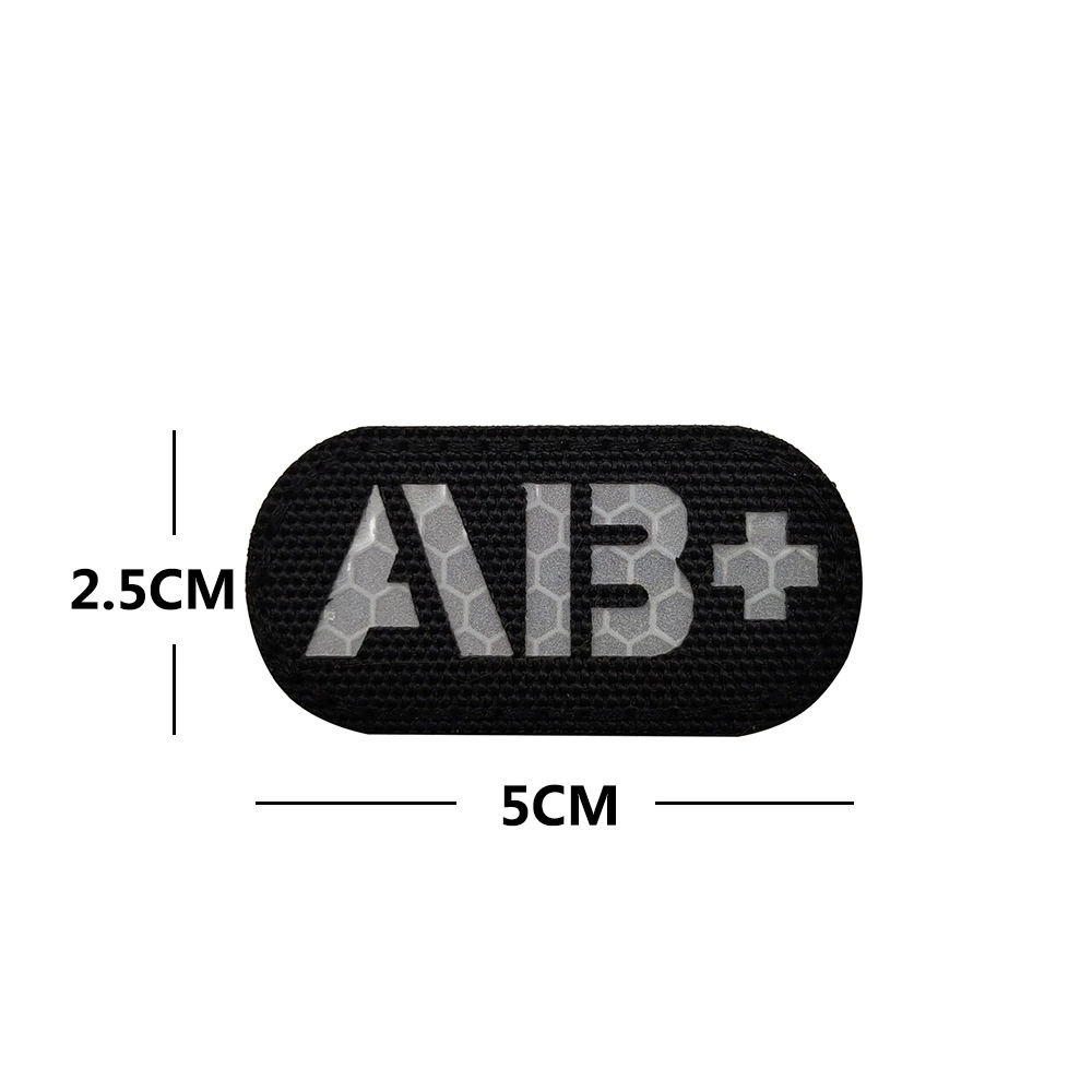 IR отражающий A+ B+ AB+ O+ мини-кровь тип магическая наклейка 2.5*2 см главы первой помощи тактический моральный раздел