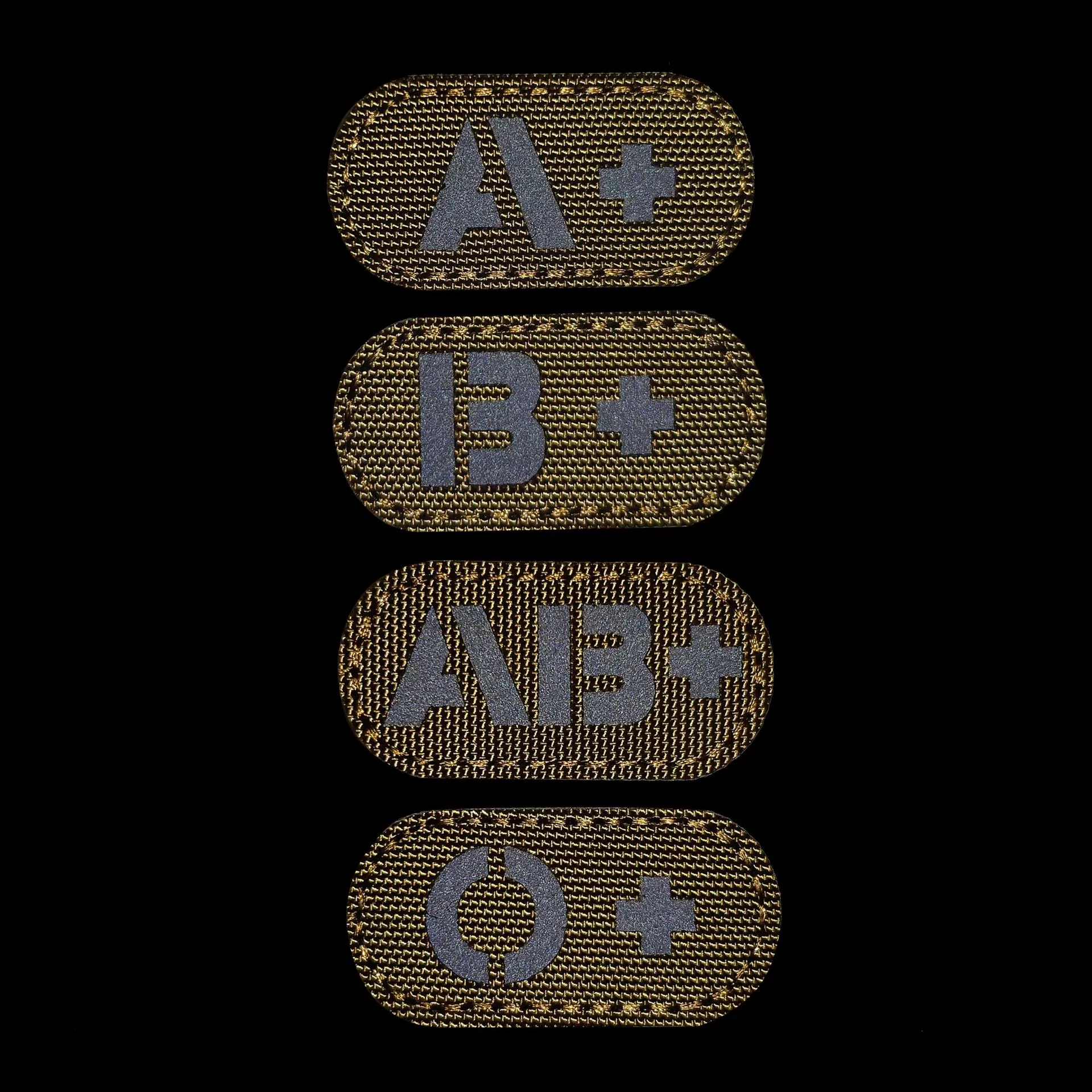 IR отражающий A+ B+ AB+ O+ мини-кровь тип магическая наклейка 2.5*2 см главы первой помощи тактический моральный раздел