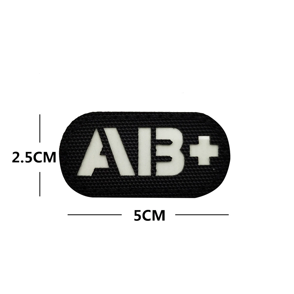 IR отражающий A+ B+ AB+ O+ мини-кровь тип магическая наклейка 2.5*2 см главы первой помощи тактический моральный раздел