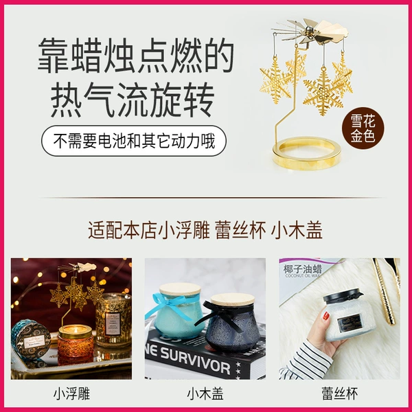 Golden Snowflake Candlestick Trumpet