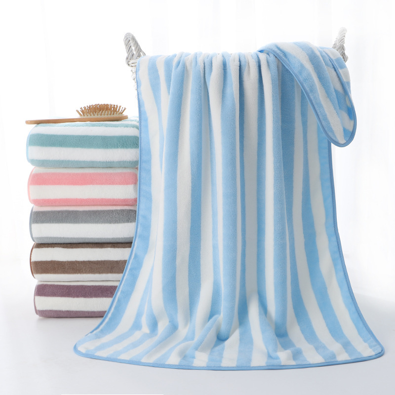 Coral velvet bath towel 70*140 thickened adult bath towel absorbent quick-drying beach towel gift bath towel wholesale Coral velvet bath towel 70*140 thickened adult bath towel absorbent quick-drying beach towel gift bath towel wholesale