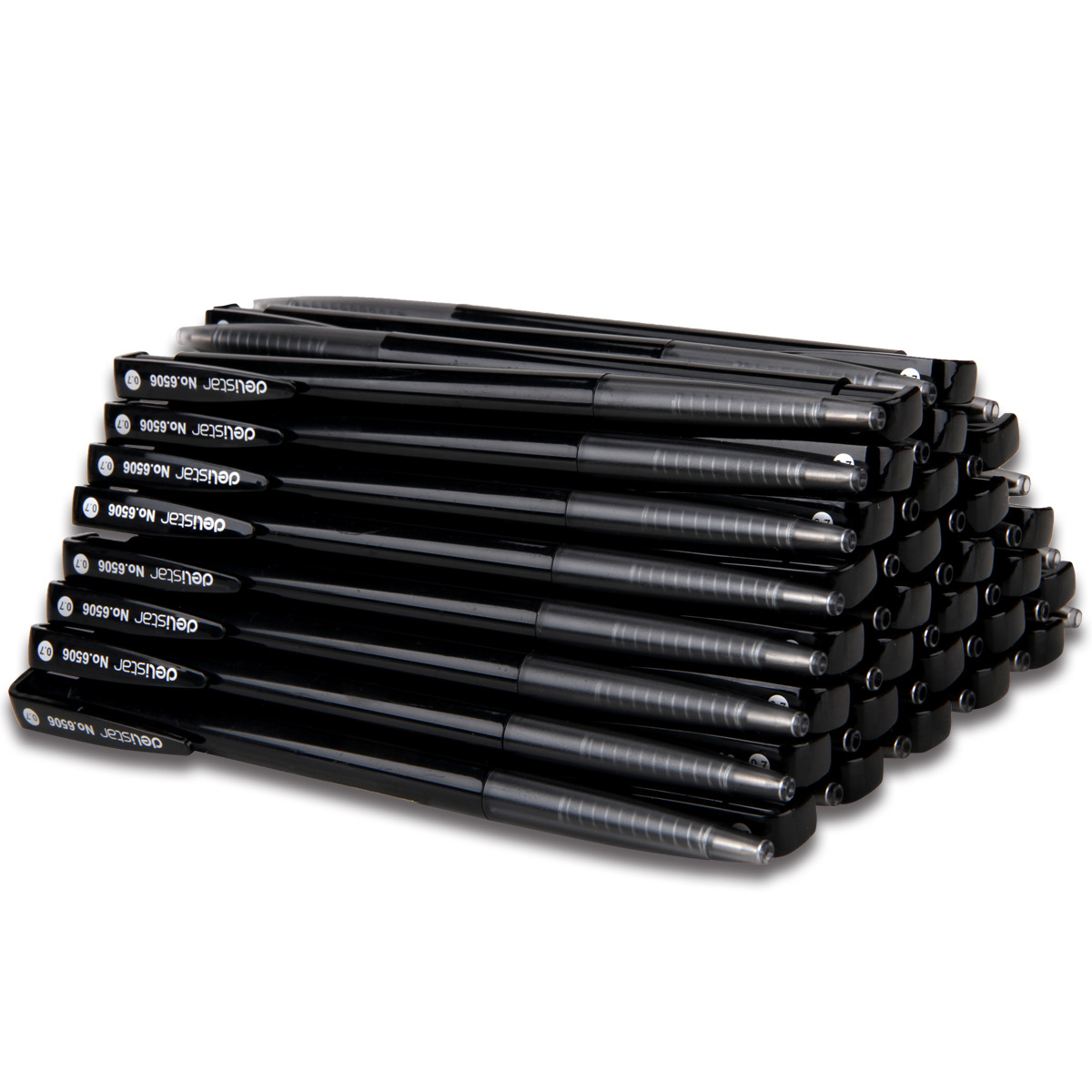 Deli bolígrafo automático Bolígrafo 6506 Deli bolígrafo tipo de prensa 0,7mm Negro Azul
