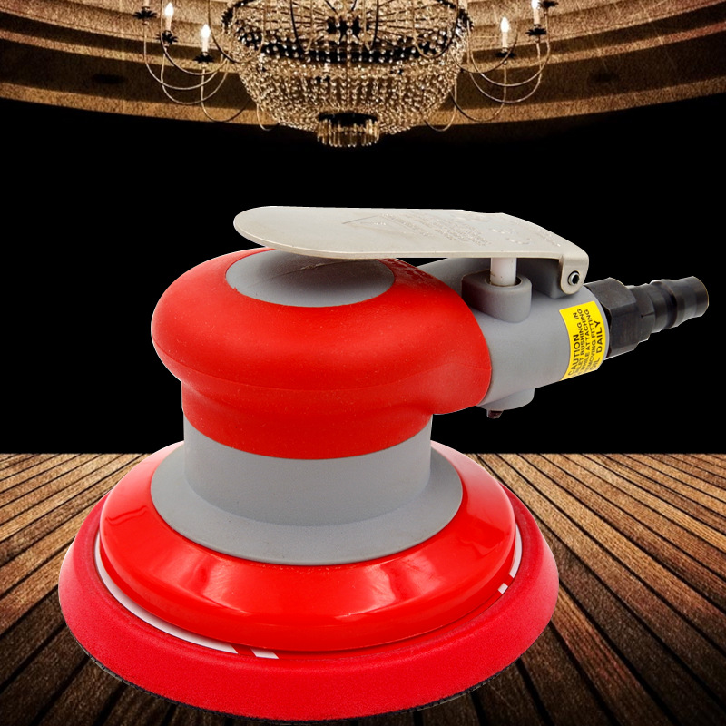 厂家直发气动5寸砂纸机风动打磨抛光机汽车美容抛光打蜡机