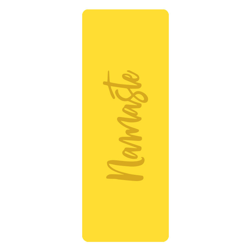 5mm [namaste heart and soul in one version] rubber yoga mat rubber tyrant mat customized-one-piece delivery