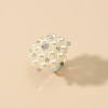 Accessory, fashionable adjustable ring from pearl, factory direct supply, European style, Amazon, on index finger