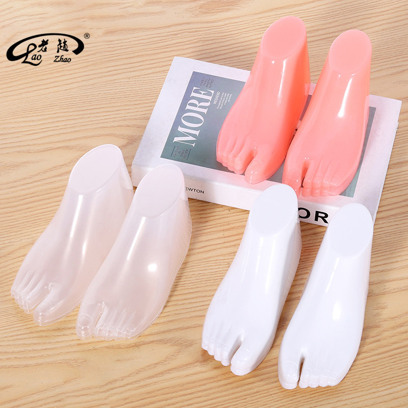 Children's Shoe Stretcher Hollow Plastic Foot Mold Sock Stretcher Shoe Mold Shoe Display Props 009 # -2