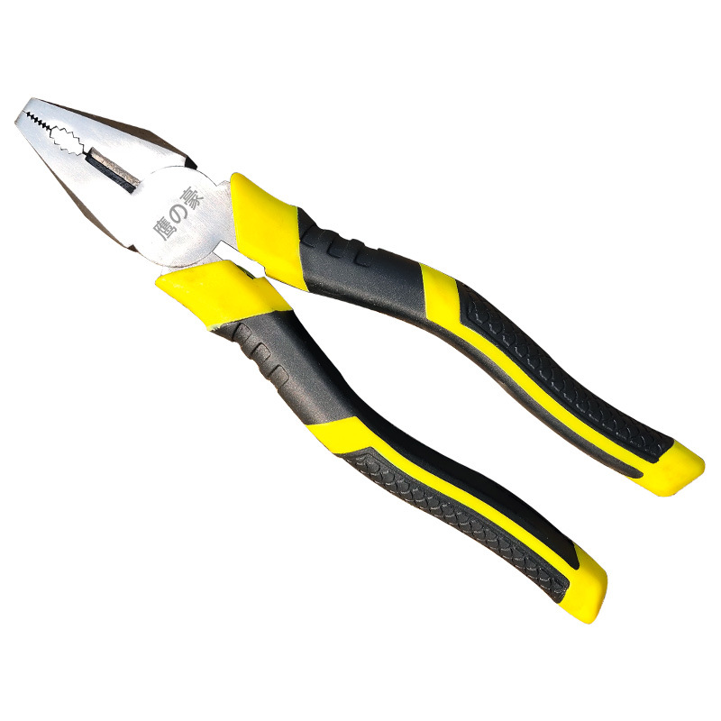 FUENTE fabricante de herramientas de hardware de 8 pulgadas de acero al carbono PVC mango plano Alicates de alambre vise