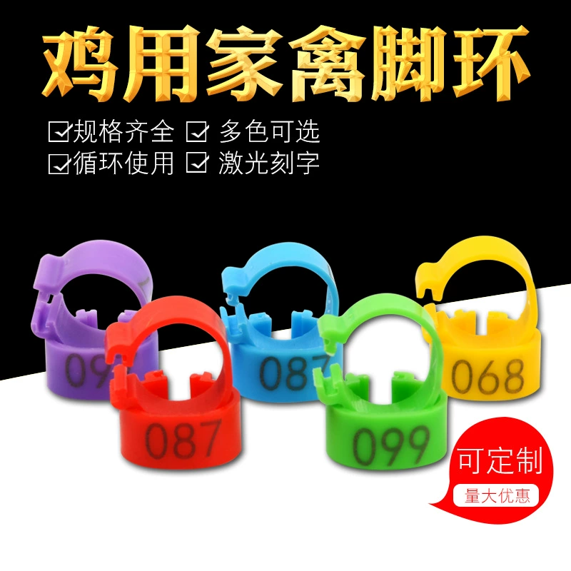Разведение птицы специальная открытая Пряжка курица утка гусь Пряжка типа Лазерная надпись кольцо для ног Лазерная надпись куриная лапка кольцо