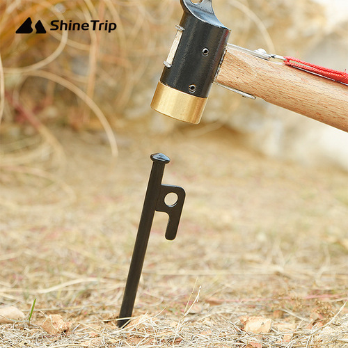 Mountain fun outdoor multi-functional bold tent ground nails cast steel metal ground nails canopy beach fixed camping camp nails