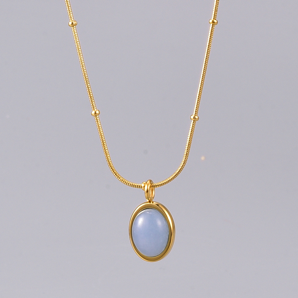Blue sapphire necklace